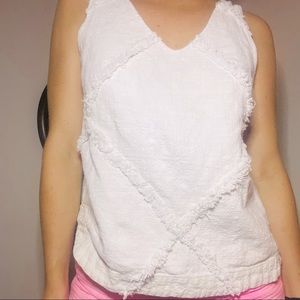 Anthropologie Crosshatched Tank Top!